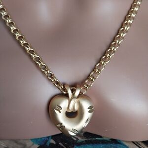 Butler Gold Heart Necklace